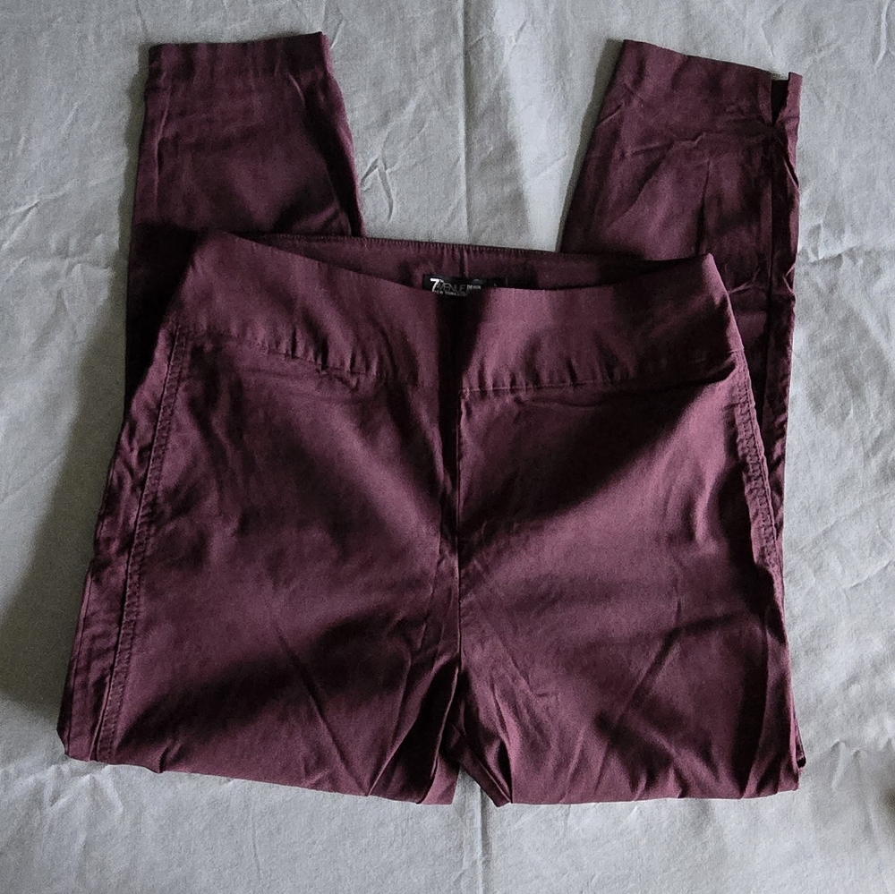 New York & Company Maroon Trousers